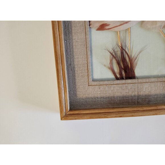 Diorama Crane Birds 1960s Chinese Wall Art 3D Showcase - Picture 7 of 10